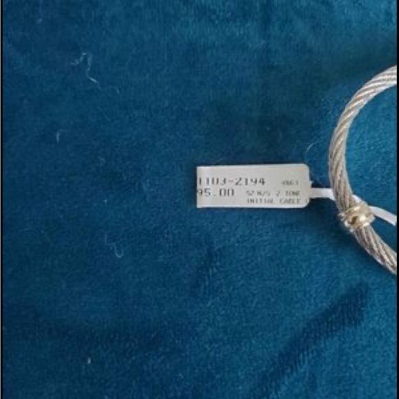 Initial "D" Cable Stylish Design Bracelet - Picture 3 of 3